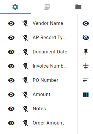 Change grid setting options.