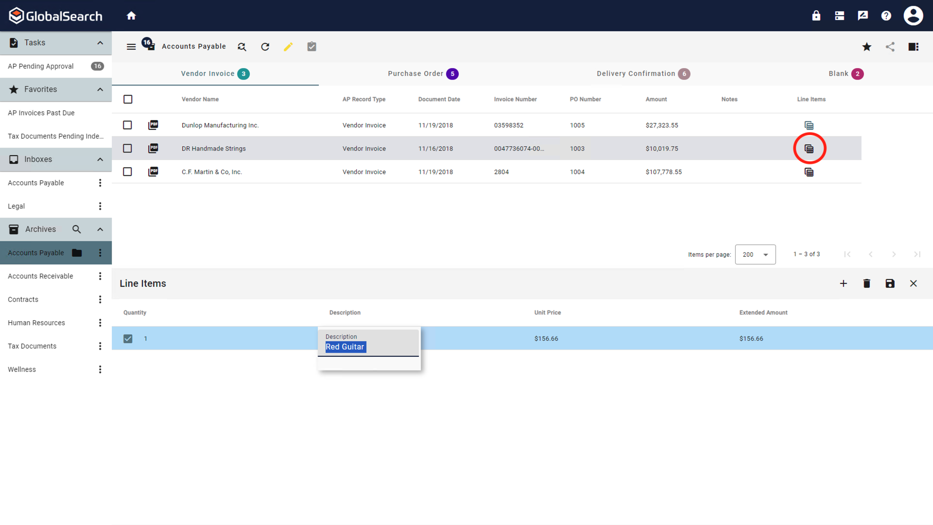 Select the table for the document to display the table data.