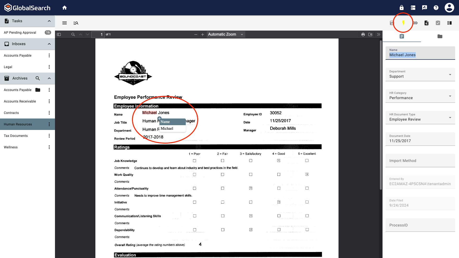 Keyfree is yellow after OCR is clicked.  Ocr layer is now being used.