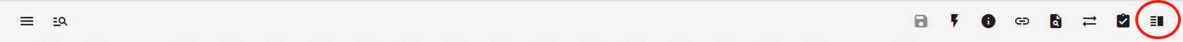 Indexer icon in at the right of the document viewer toolbar.