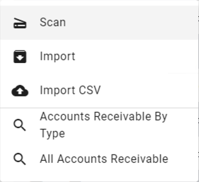 Select a search from the list of available searches under the import options.